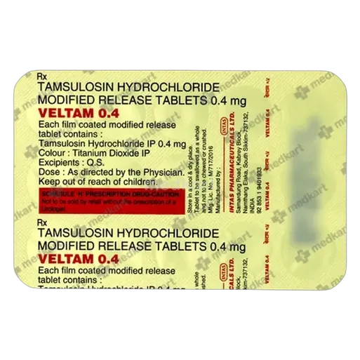 veltam 0.4mg tablet 15's
